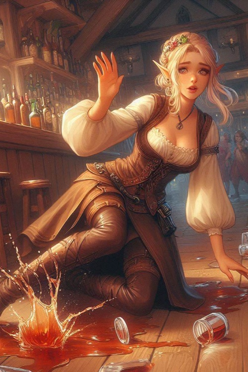 Elaine, the Barmaid