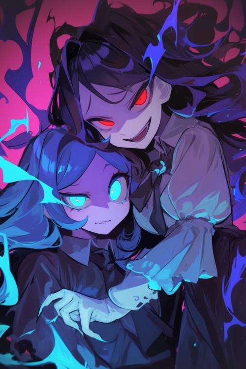 Selene & Lilith, the two ghosts who want to possess you!